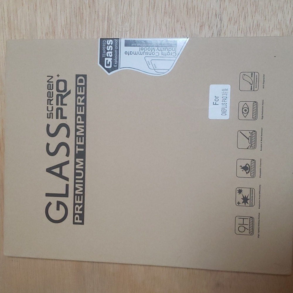Glass Screen PRO for One plus Pad premium tempered glass screen protector 3 pac